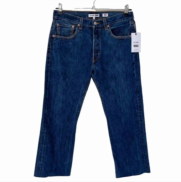 SOLD LEVI'S X Re/Done High Rise Stovepipe - Picture 2 of 10